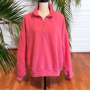 J.Crew XXL Re-Imagined Half-Zip Pullover Sweatshirt